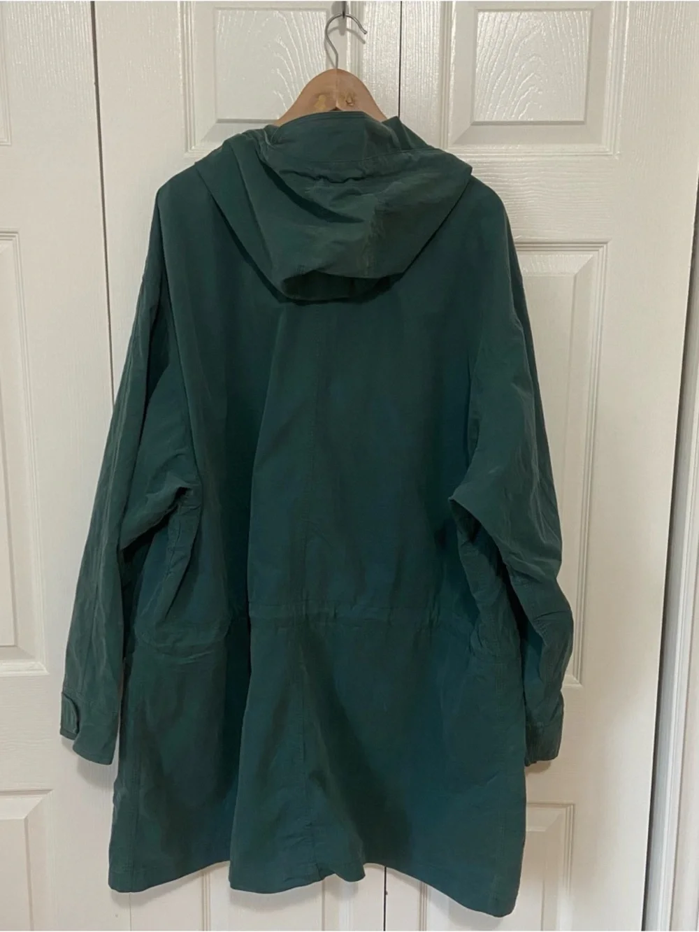 Vintage L.L.Bean Men’s Green Barn Fired Chore Spring Lightweight Coat Jacket XXL - Picture 9 of 12